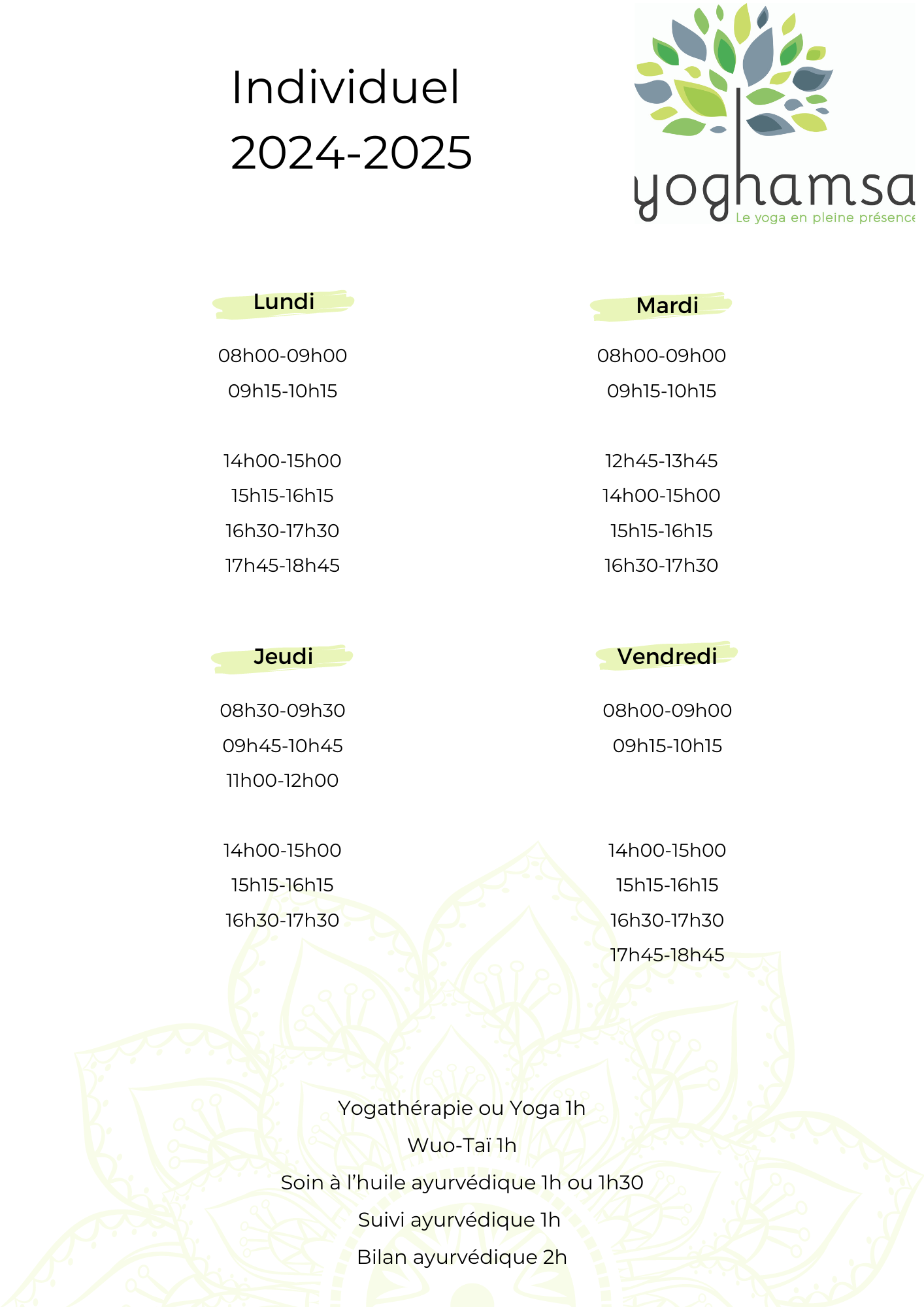 Yoghamsa-horaires-mini-groupes-individuel1 Yogathérapie